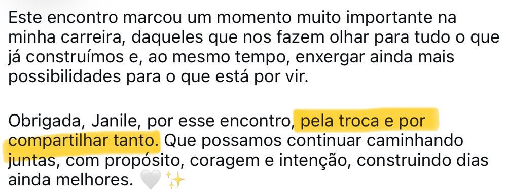 Depoimento de participante 3